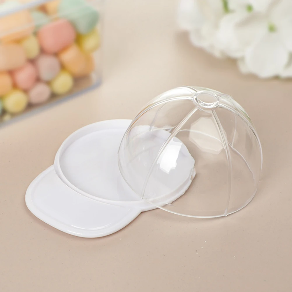 

24pcs C y Boxes Gifts Caps Shaped Decorative Wedding Party Packing Mini Dispenser Festival Cases Storage Containers