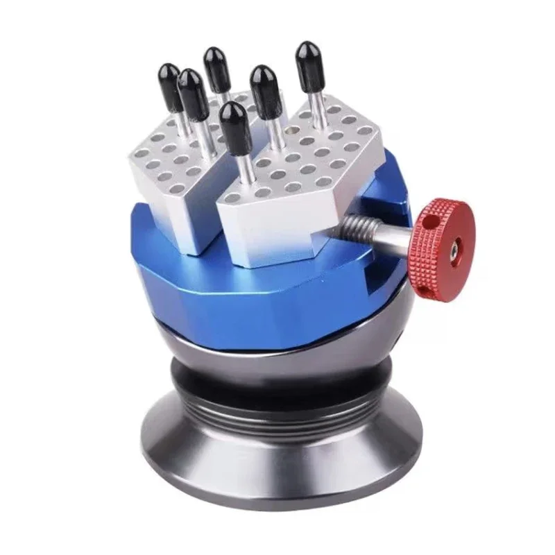 UA-90636 universal CNC spherical model production coloring fixture 360 ​​degree rotating VISE model conversion