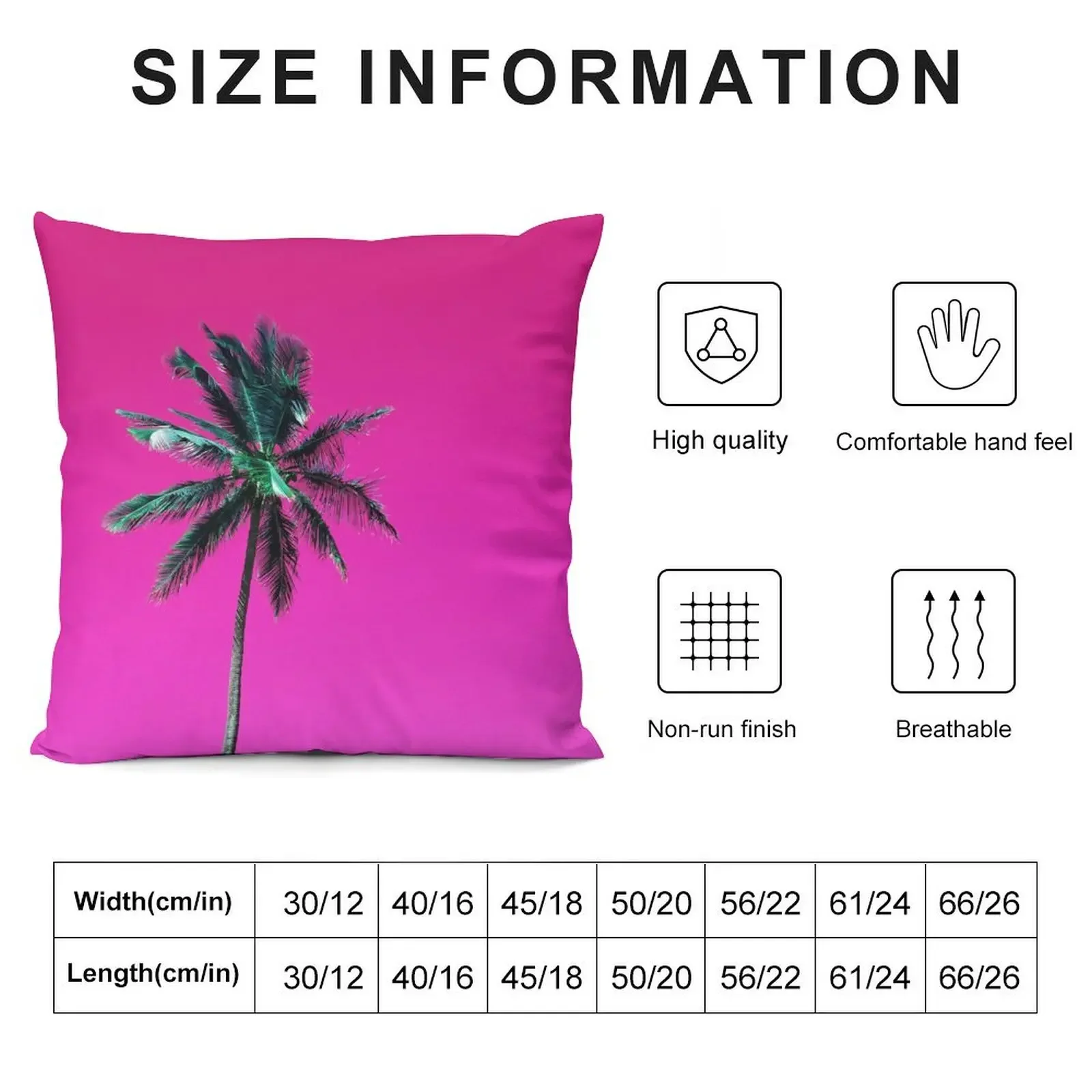 Pink Palm Puerto Rico Throw Pillow luxury throw pillow covers Pillowcase Cushion Cushion Covers For Living Room Cushions pillow