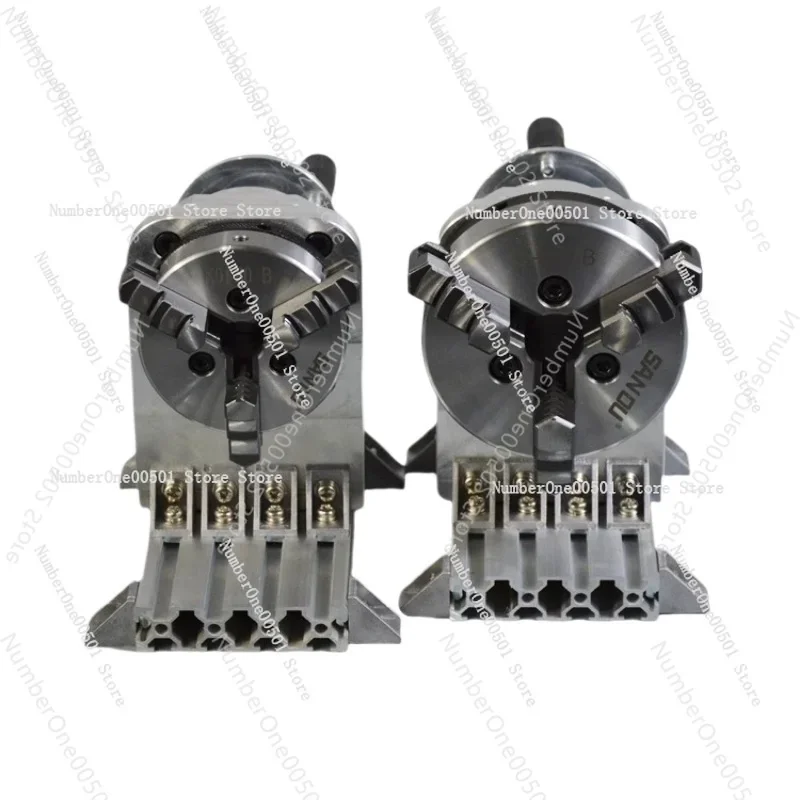 Mini Horizontal 3 Jaw Scroll Chuck 16mm 22mm Through Hole Bearing Steel -095