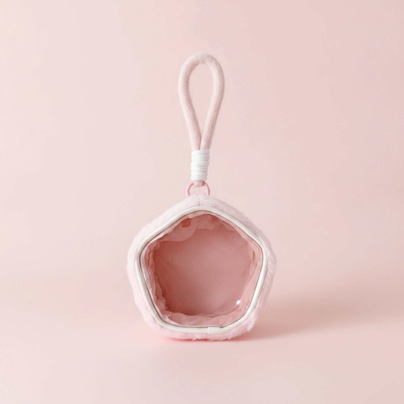 Soft Bag with Clear Window Dustproof Doll Storage Bag Doll Display Pouch Portable Collectibles Case Compact for Collectors view 4
