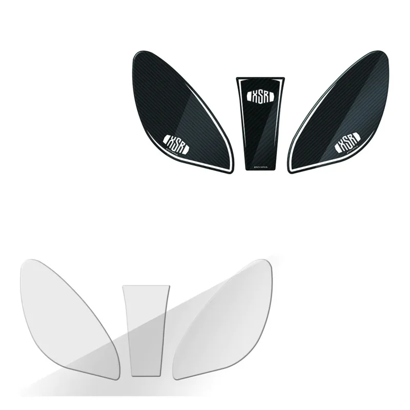 Motorcycle body fairing sticker Tank Pads Gas Knee Grip Traction Sticker Protector For XSR900 XSR 900
