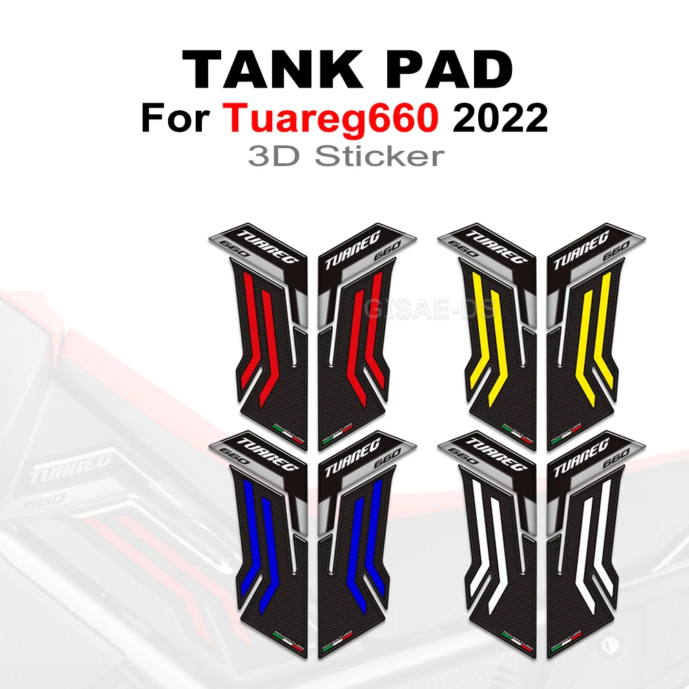 For Aprilia Tuareg660 Tuareg 660 2022 Motorcycle Tank Pad Grips Gas Fuel Oil Knee Protector Stickers Decals Kit