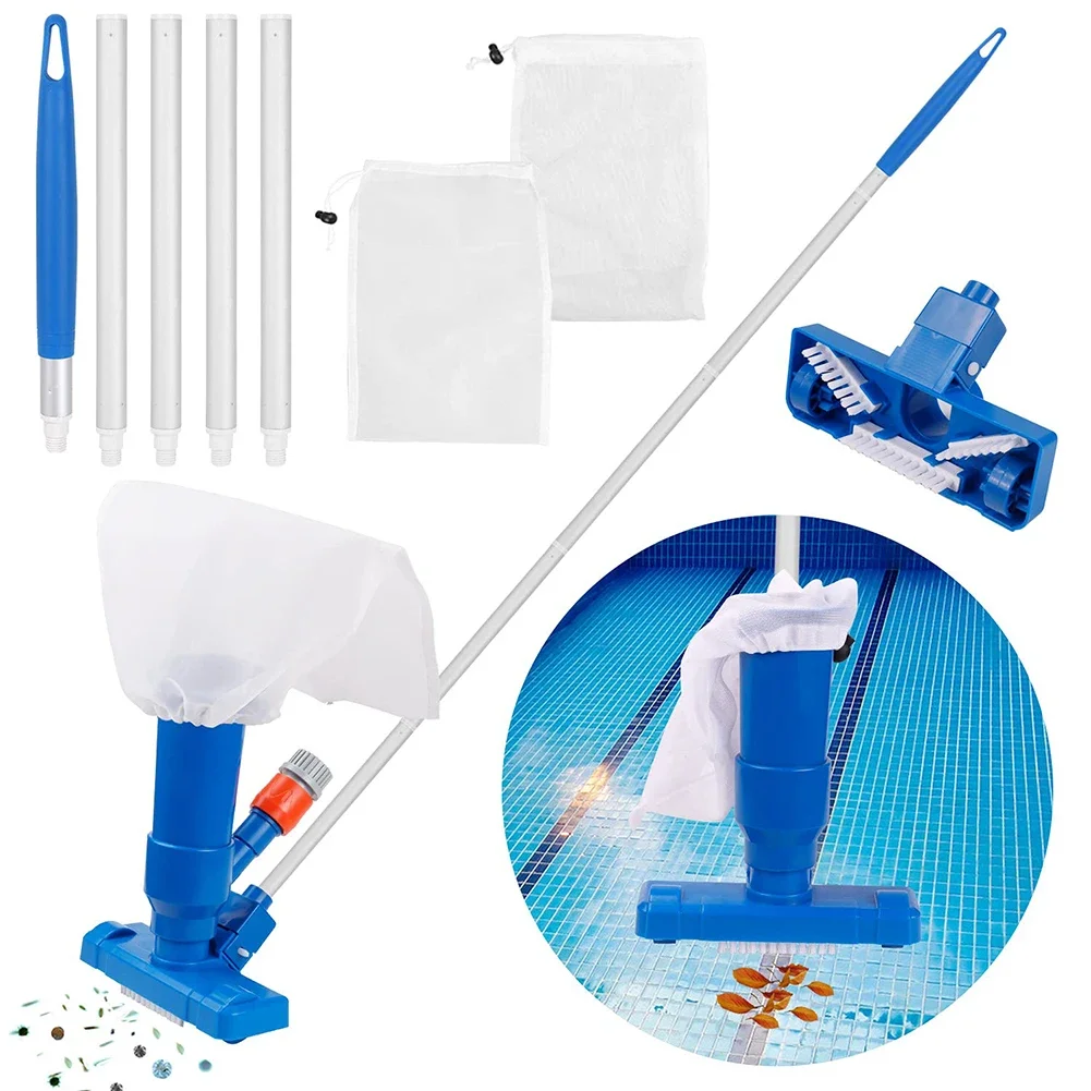 Teich-Vakuumreiniger mit Griff Professionelle Poolreinigungsbürste Tragbar für Aufstellpools
