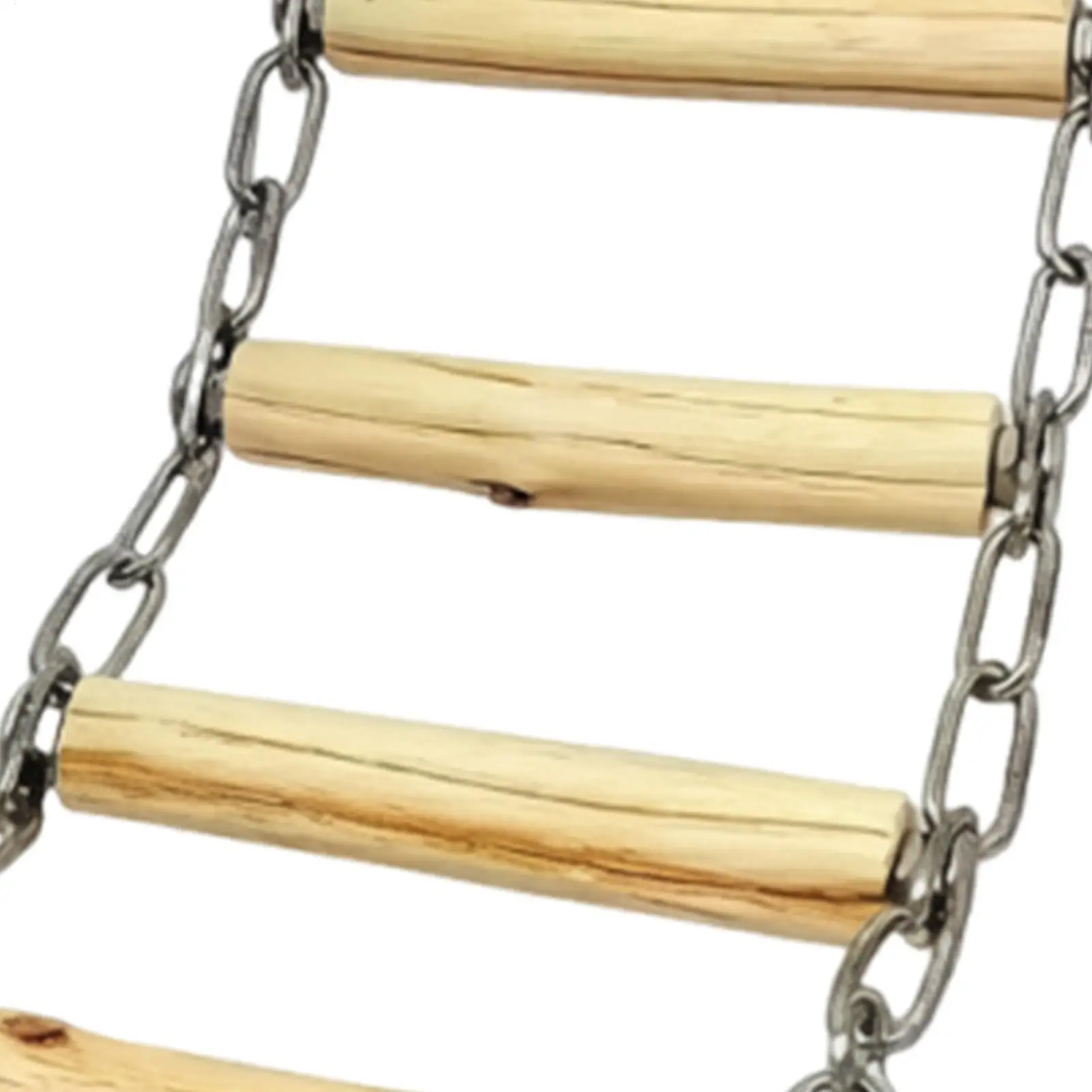 Bird Climbing Ladder Safe Wood Chewable Bite-Resistant Pet Perch Bird Ladder Toys for Macaws Parakeet Conures Outdoor Balconies