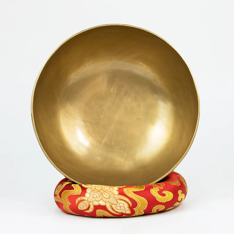 24cm Large Nepal Singing Bowl Handmade Buddha Sound Bowl Yoga Meditation Chanting Brass Tibetan Bowls Sound Healing Instrument