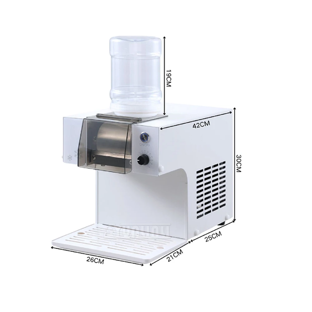 KZX-40 Household Soft Ice Machine 220V/110V Small Single Bucket Portable Soft Ice Maker for Home Use