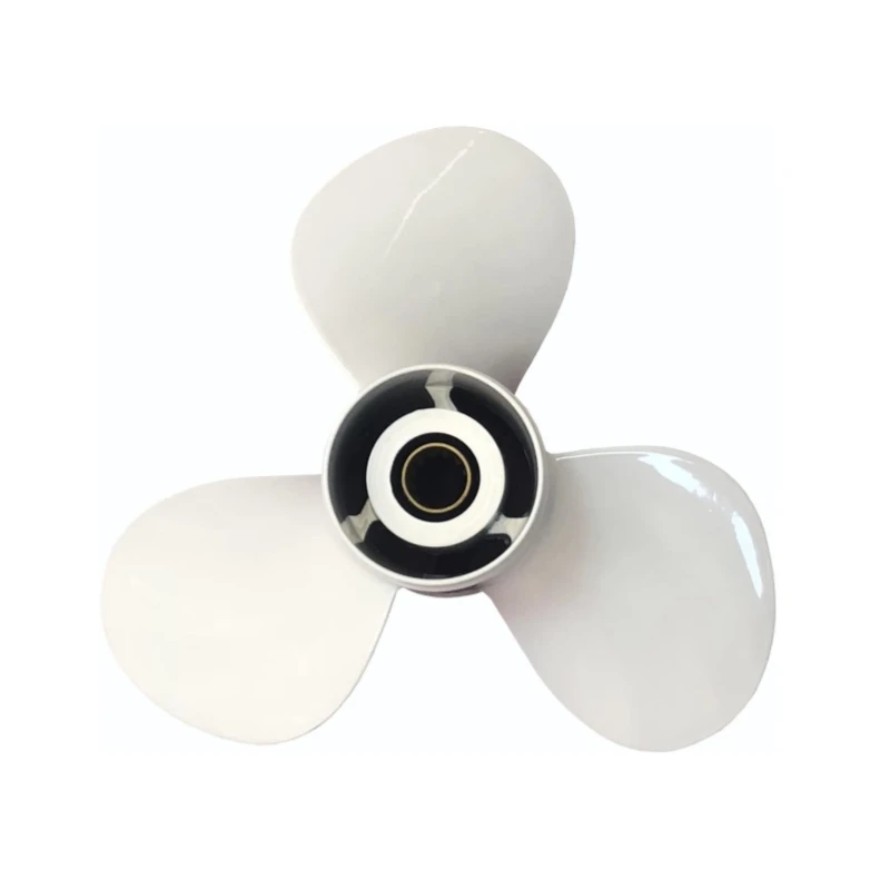 

69W-45947-00-EL White Outboard Propeller 11 5/8X11-G 13 Spline Tooth Aluminum Alloy For Yamaha 25-60HP T25 Engine