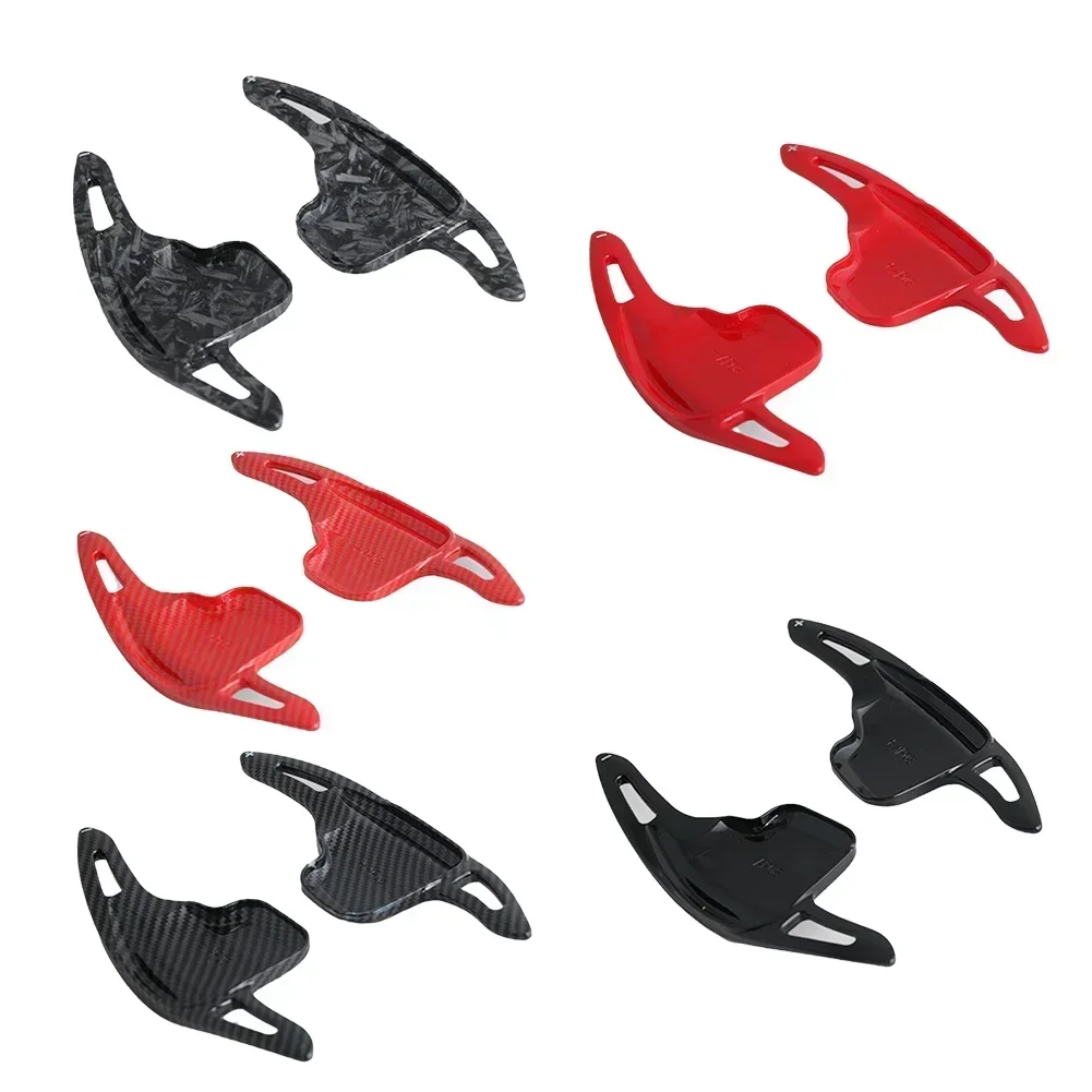 Pás de mudança de volante de carro, 2 peças, vermelho/preto/fibra de carbono, apto para bmw x2 x3 x4 x5 x6 f16 f15 f26 f25 f39 f48 i8 z4 e89