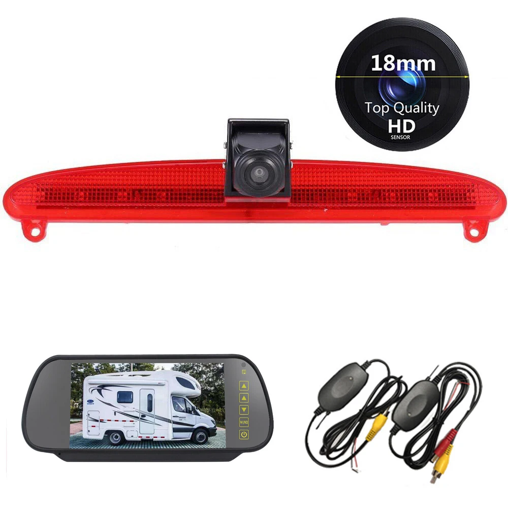 HD 1080P CCD Car Reverse Backup Camera Mit 7