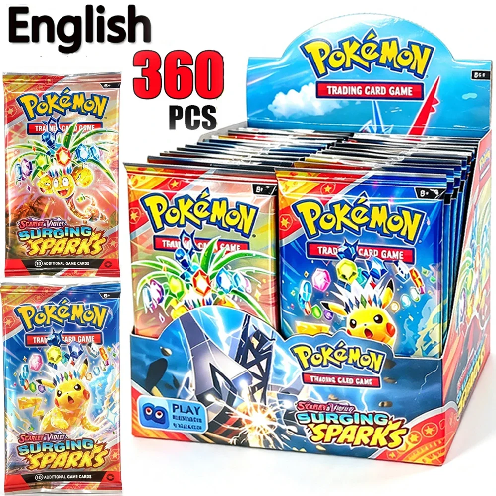 #360Pcs Card Destined Rivals Prismatic Evolutions Card Stellar Crown 151 Ultra Prism English Battle Transaction Gif