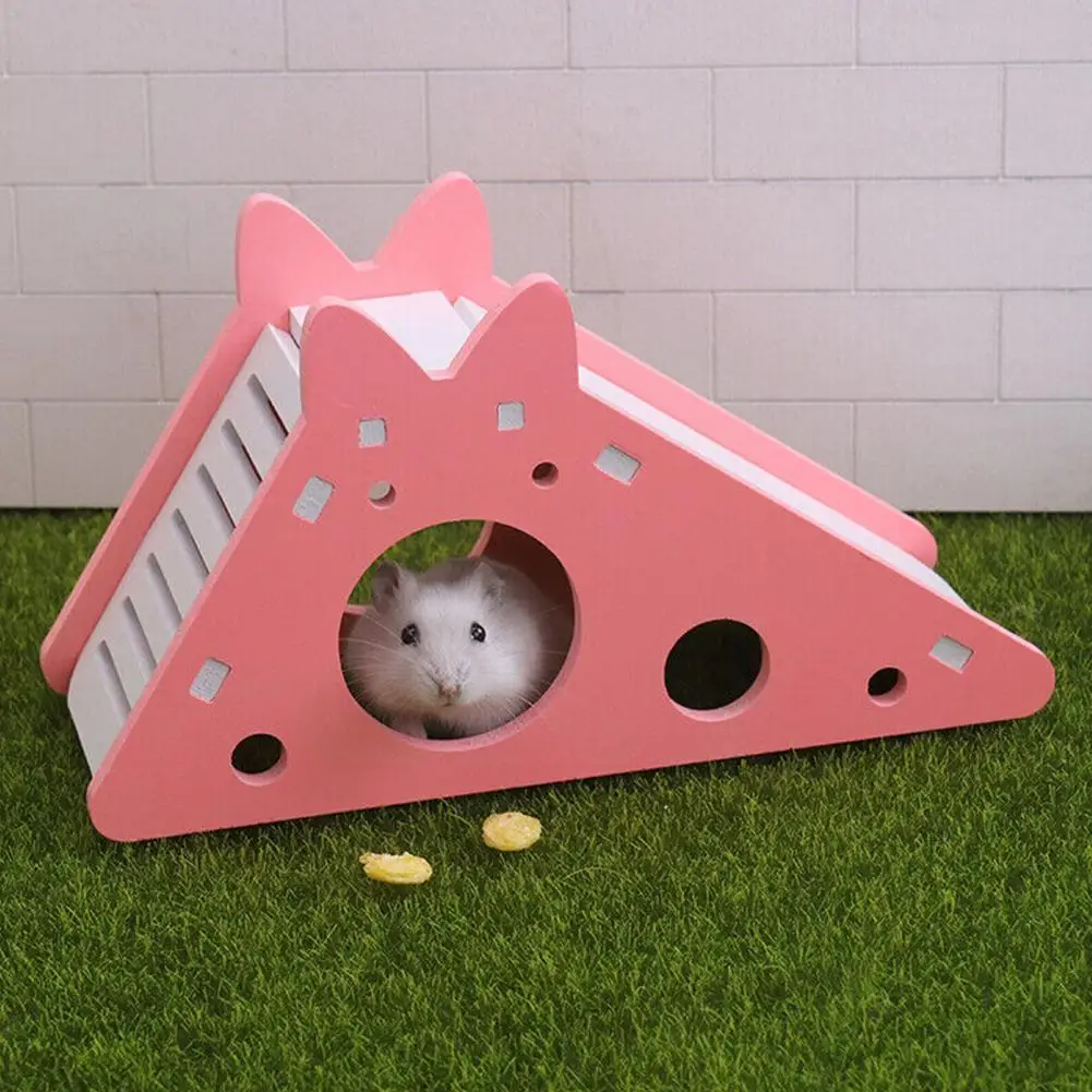 Assembled Hamster Slide Toy Guinea Pig Golden Bear Hamster Nest Wholesale Chinchillas Breathable Funny Accessories House Ha I2F0