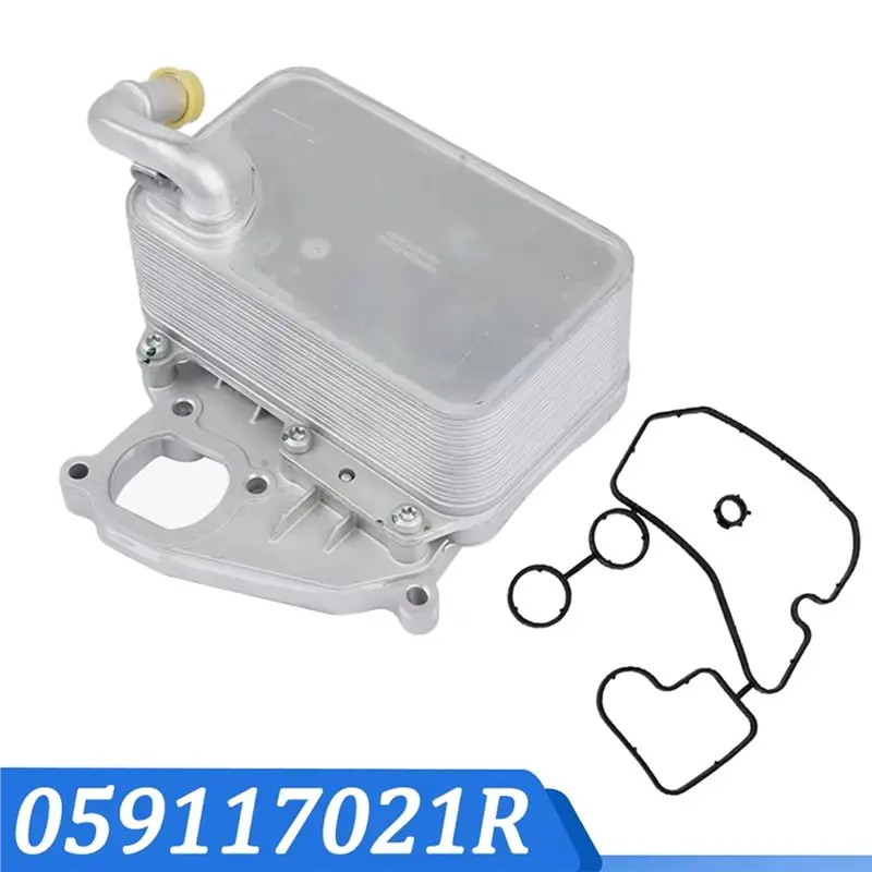 A85E-Diesel Engine Oil Cooler 059117021R 059117015P For VW Touareg 3.0L For A4 S4 A5 S5 A6 S6 A7/SP A8 S8 Q5 Q7 95810727121