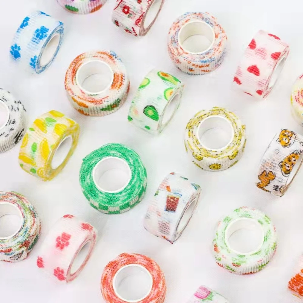 Cute Finger Bandage Student Combination Writing Finger Anti-Wear Hand Tape Cartoon Anti-Wear Anti-Cocoon Self-Adhesive Finger Gu