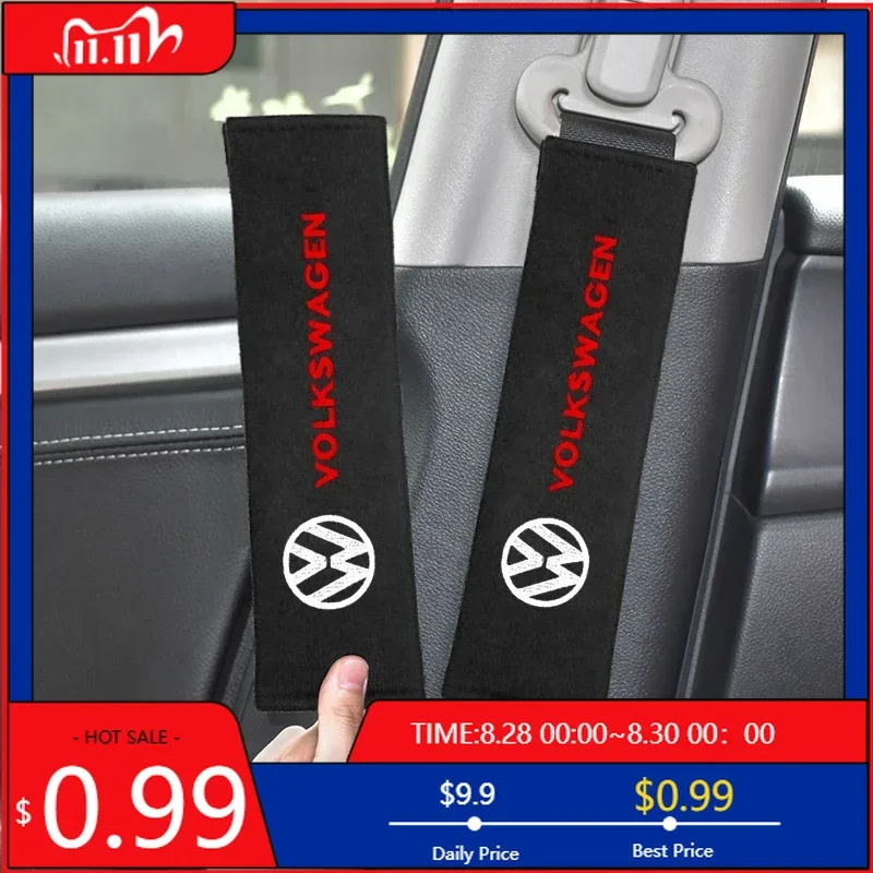 

Крышки ступицы 1/2 шт. Автомобильный замшевый пуховый чехол для ремня безопасности, защита плеч и шеи для Volkswagen Polo Jetta Sagitar Magotan Passat B5 B6