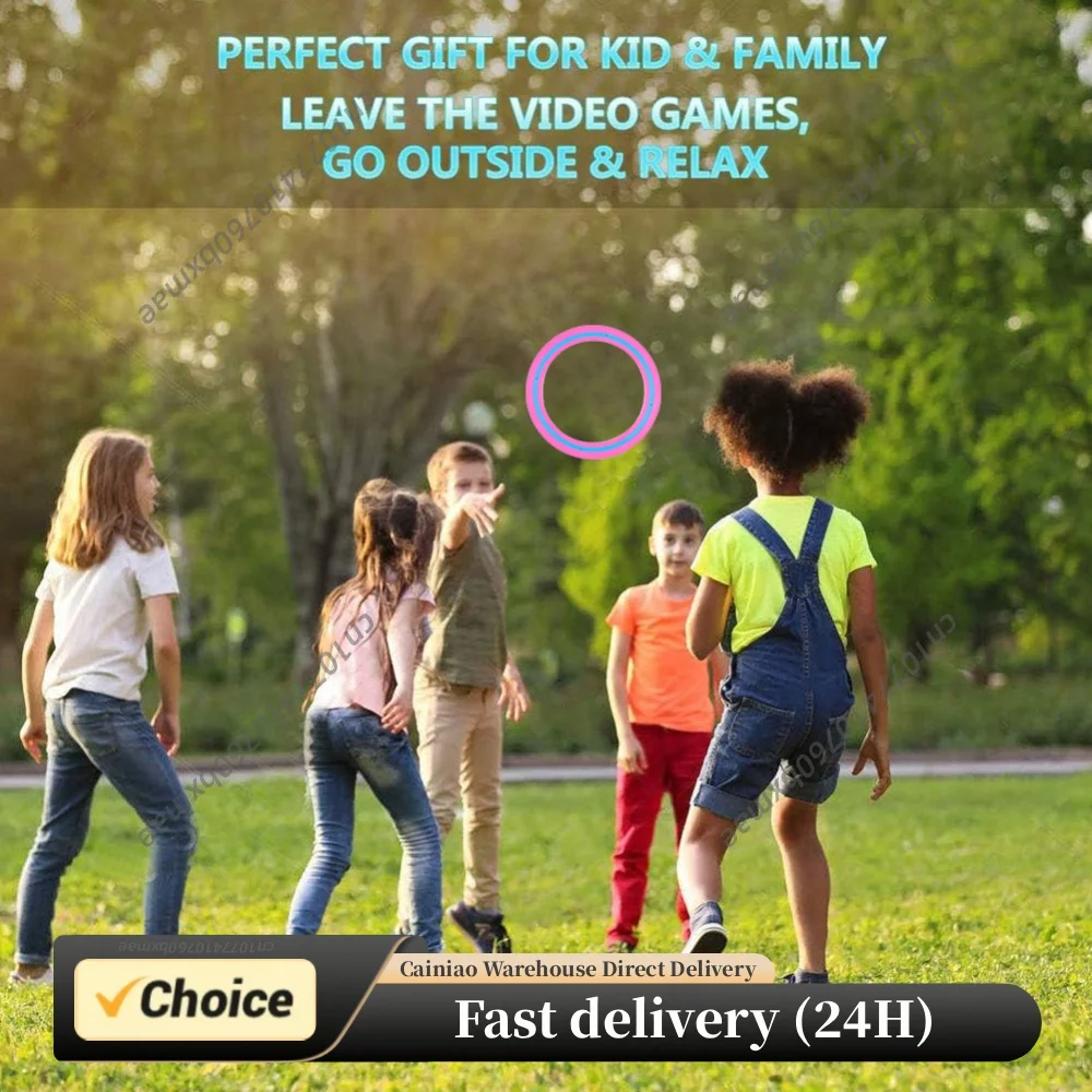 24cm Hollow Flying Ring Beach Sport Disc Eco-Friendly Plastic Outdoor Recreational Tool For Family Beach Play And Summer Fun
