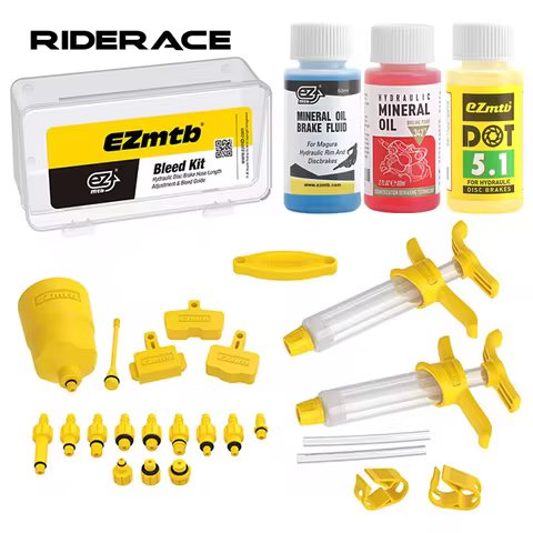 Bicycle Brake Mineral Oil 60ML Bike Hydraulic Disc Brake Oil Bleed Kit For SHIMANO TEKTRO SRAM NUTT Series Brake Repair Tools