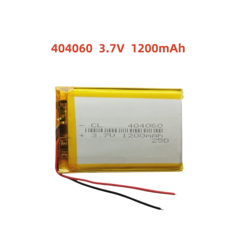 404060 1200mah 3.7V Lithium Polymer Battery For Power Bank Bluetooth Speaker Cell Phone Camera Rechargeable Li-polymer Batteries