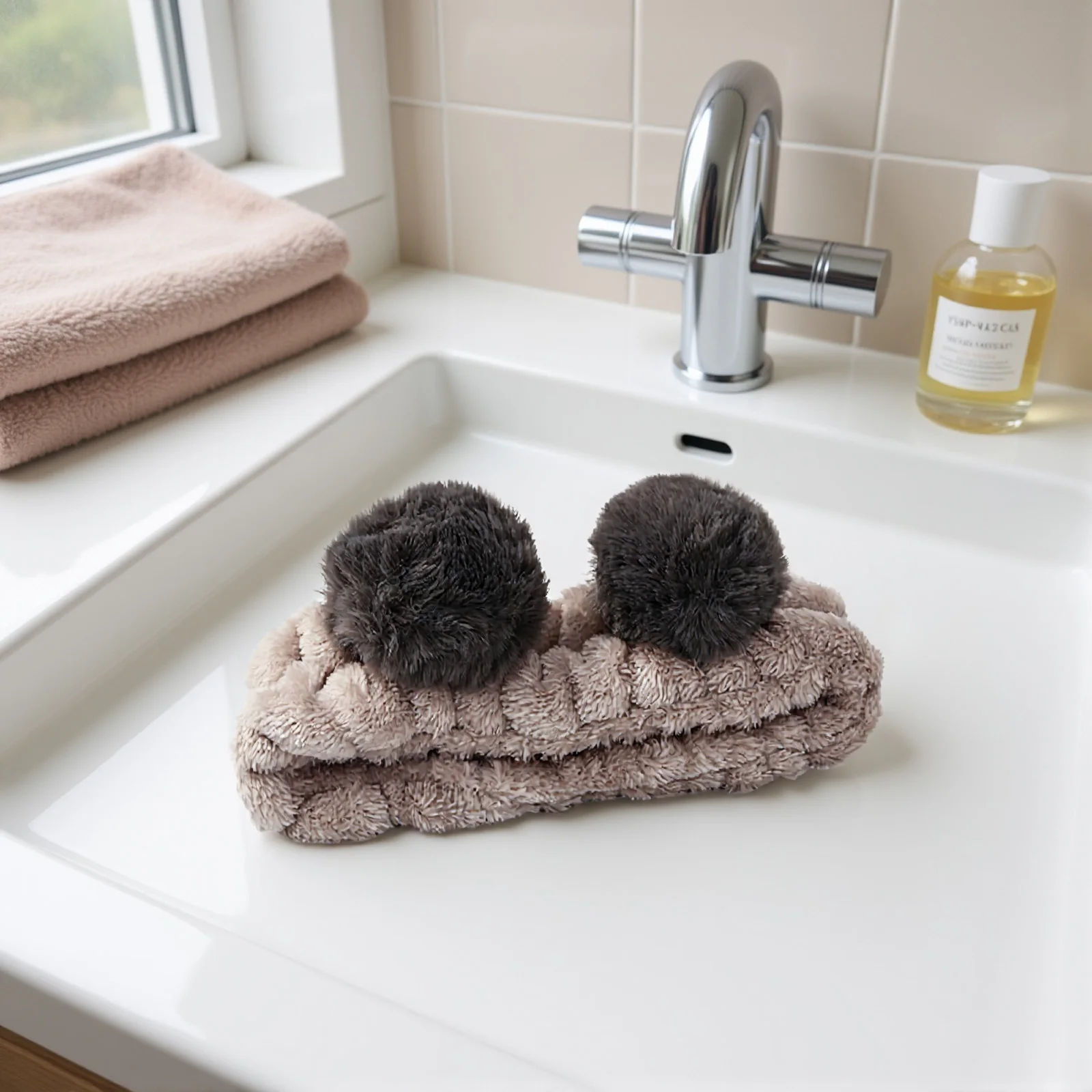 

Повязка на голову для мытья лица для женщин, впитывающая пот, быстросохнущая повязка для волос с широкой резинкой для йоги, бега и фитнеса