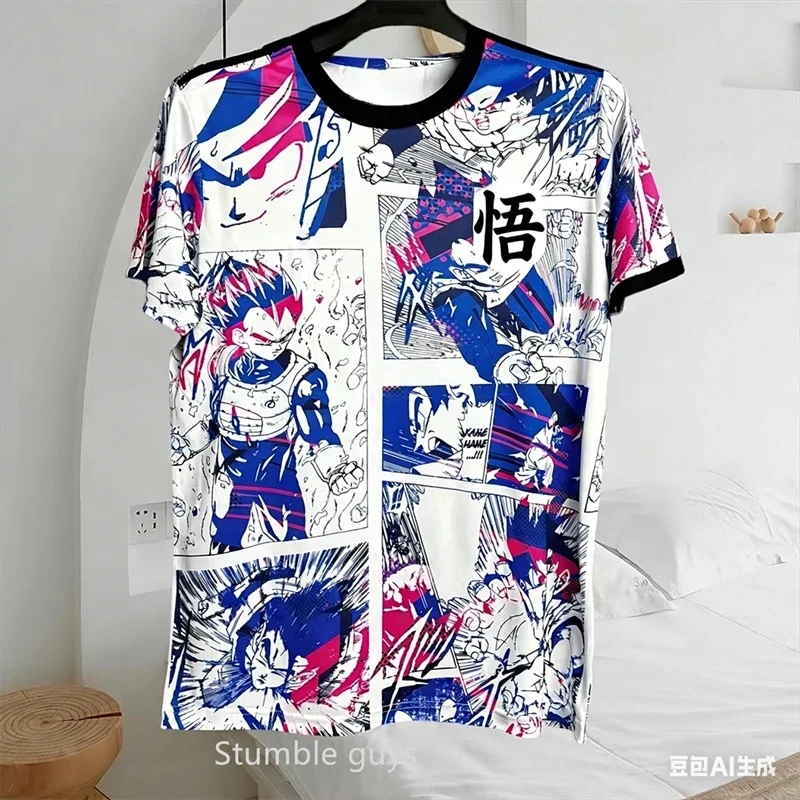 Kinder Dragon Ball Z T-Shirt Jungen Kleidung Mädchen Baseball Trikot Vegeta Damen Super Saiyan God Sportbekleidung