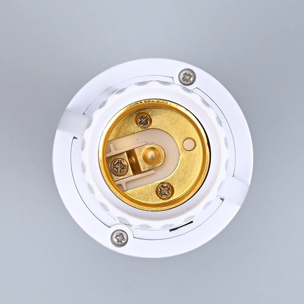 E27 Infrared Motion Sensor Light Socket with Intelligent Light Control and ABS Material for Various Applications