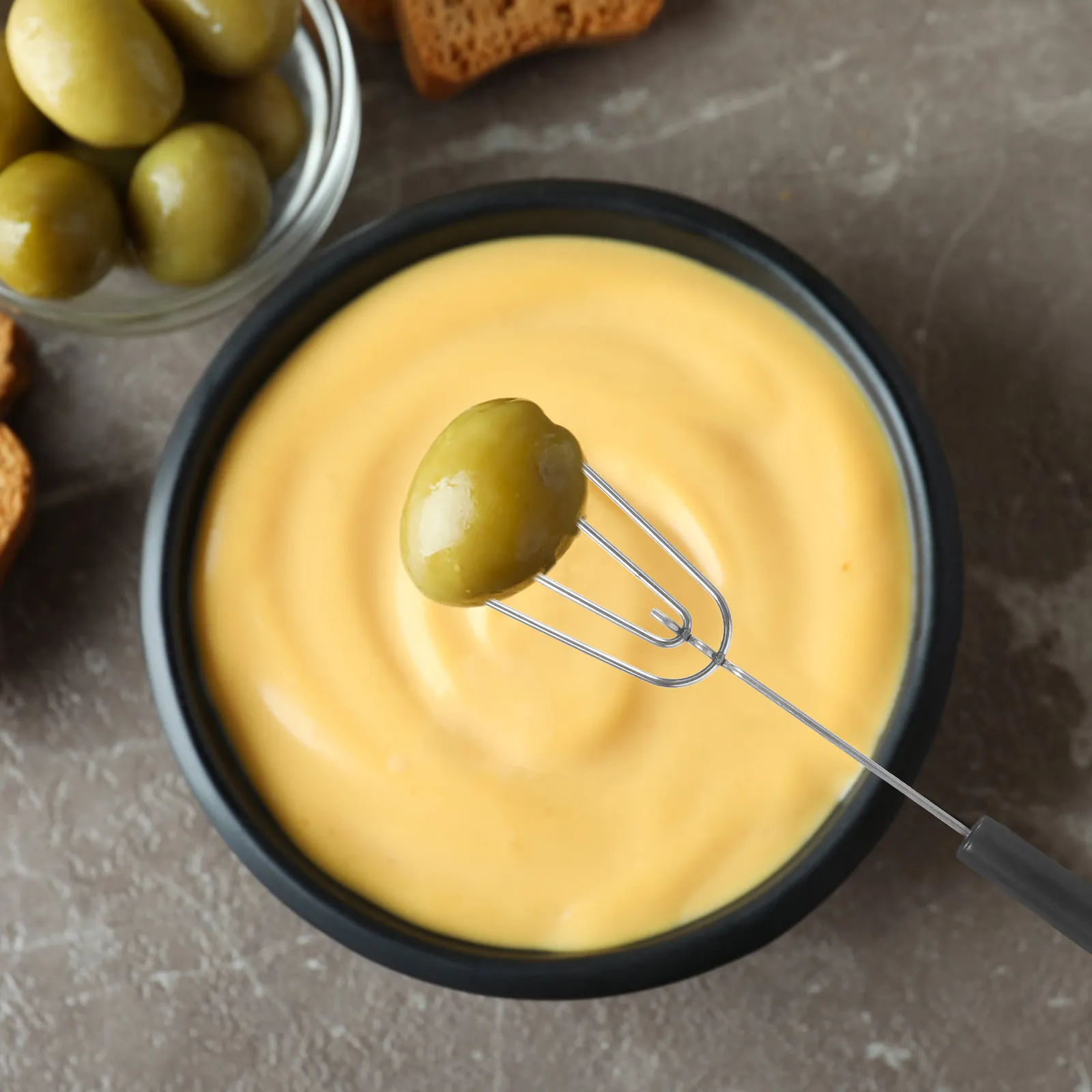 

Набор из 5 вилок для шоколада из нержавеющей стали: износостойкие кухонные инструменты для макания орехов, фруктов, конфет и шоколада