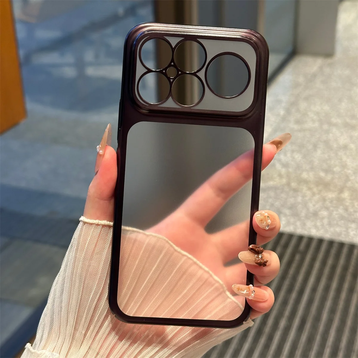 Luxuriöse, matte, transparente Handyhülle für Xiaomi Redmi K90 Pro Max Redmi K90, stoßfeste, transparente Schutzhülle