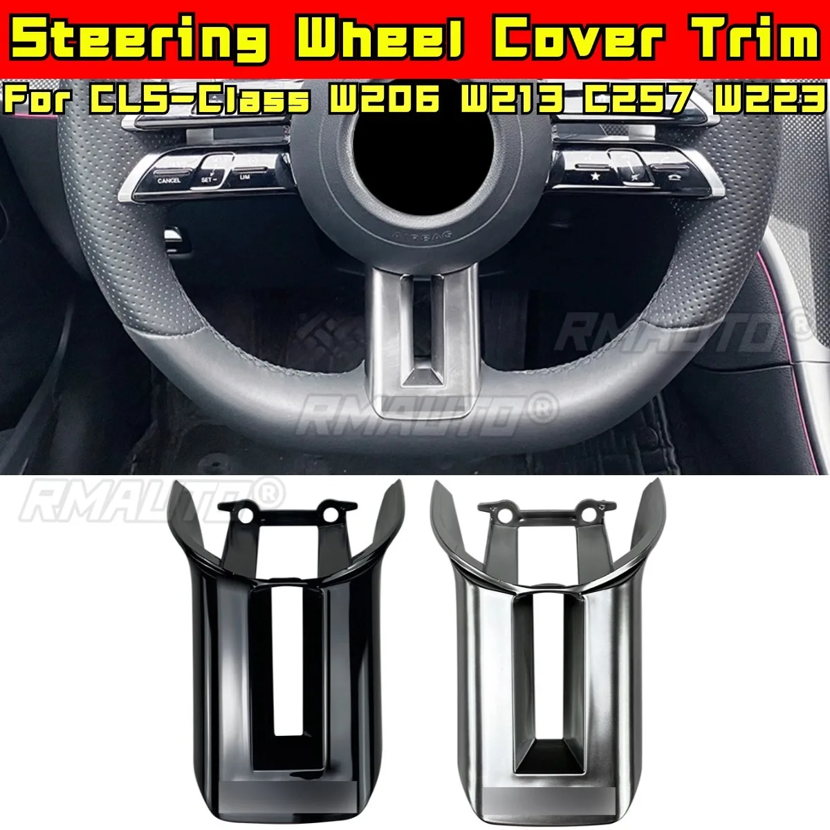 

Для Mercedes Benz CLS-Class W206 W213 C257 W223 Комплект кузова Накладка на руль Накладка на руль Стайлинг накладки Автомобильные аксессуары