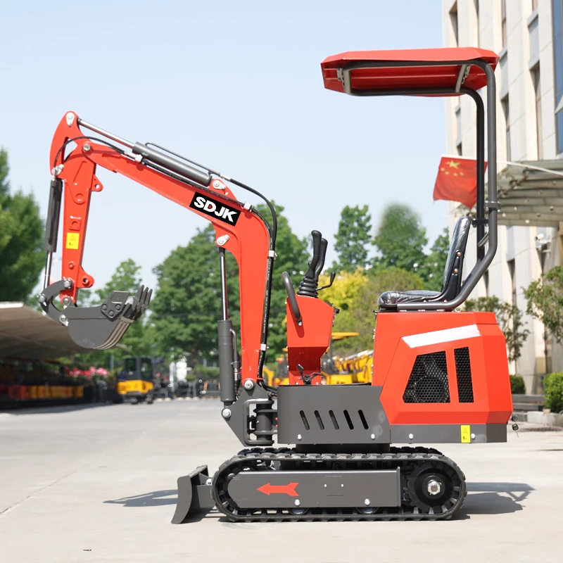 China Mini Excavators 1000kg EPA Small Digger Micro Digging Machine home use Hydraulic Crawler Mini Excavator 1 Ton Customized