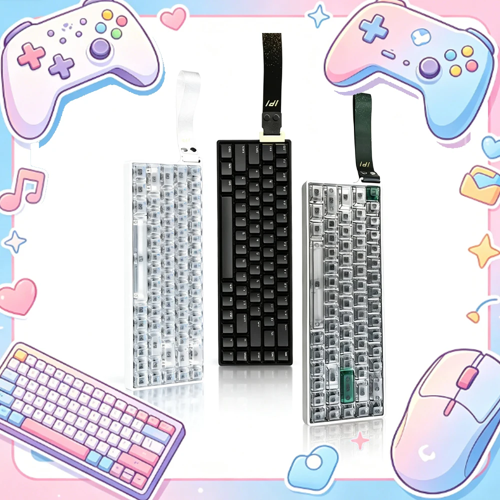 IPI Flash 68 Pro Magnetic Switch Keyboard 0.01mm RT Rapid Trigger Hall Effect HiFi Gaming Mechanical Keyboard for Valorant CS2