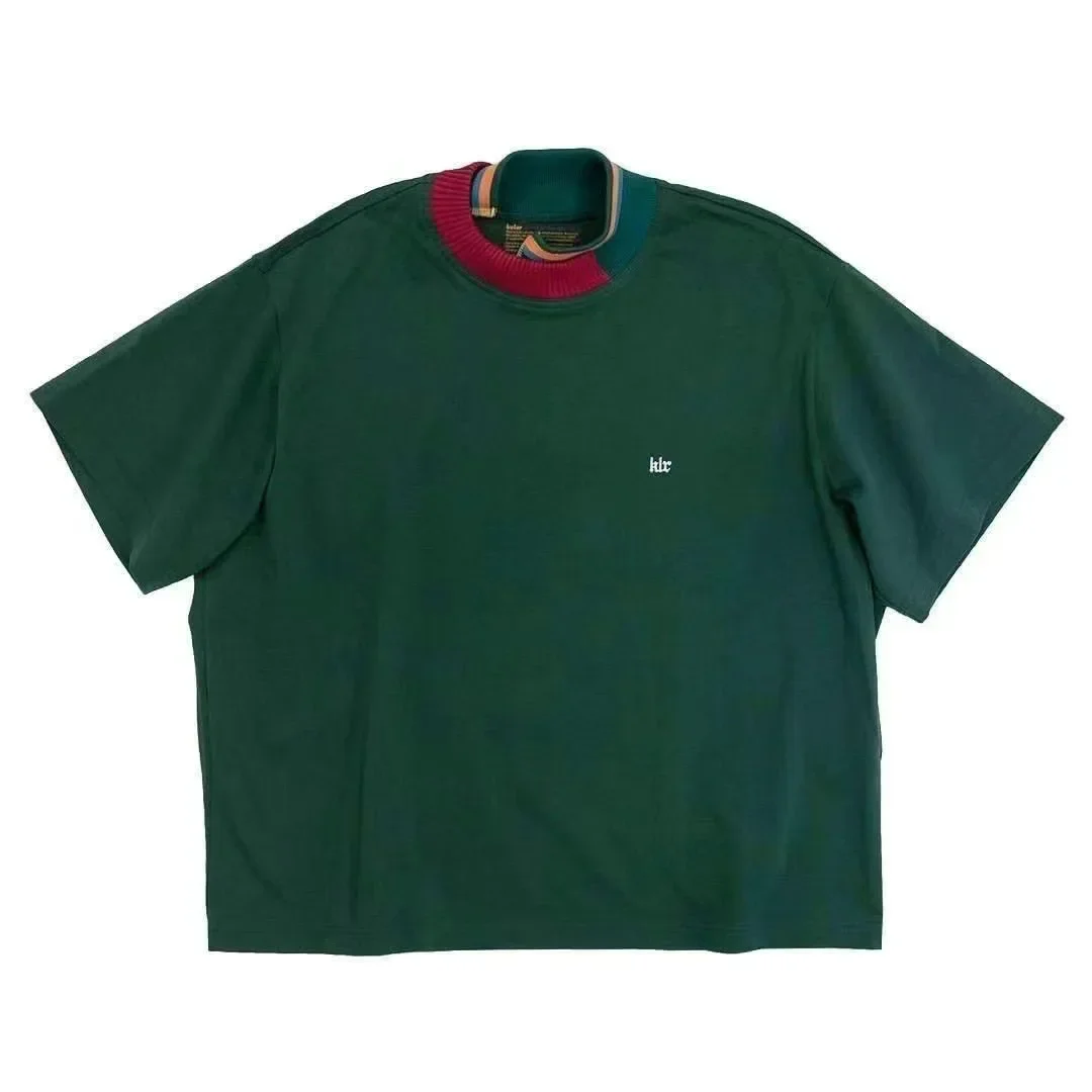 

Kolor cotton irregular color block T-shirt