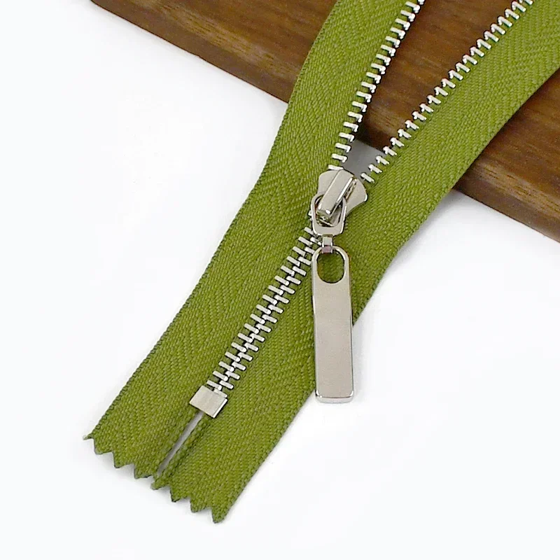 3Pcs 3 #15/18/20/25/30cm Close-End Reißverschlüsse Für Nähen tasche Metall Zipper Tasche Brieftasche Bekleidungs Zip Reparatur Kit DIY Zubehör