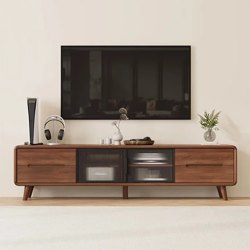 

ZDisplay Mobile Tv Stands Mid Century Living Room Luxury Drawers Wood Tv Table Minimalist Organizer Muebles Trendy FurnitureZ