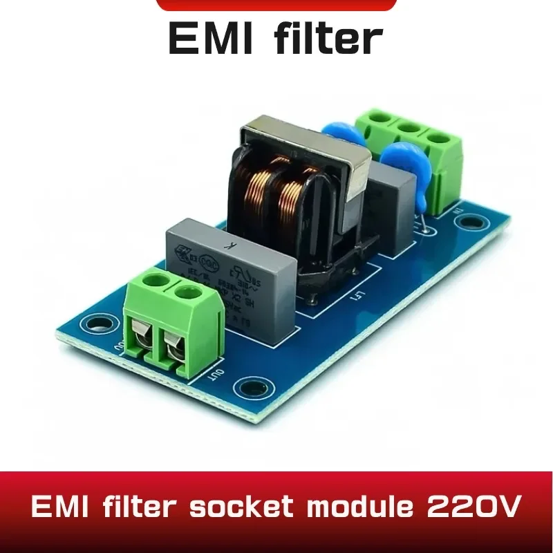 EMI Filter Sound Booster Filter Socket 220V 2A EMI Filter Module Power Board