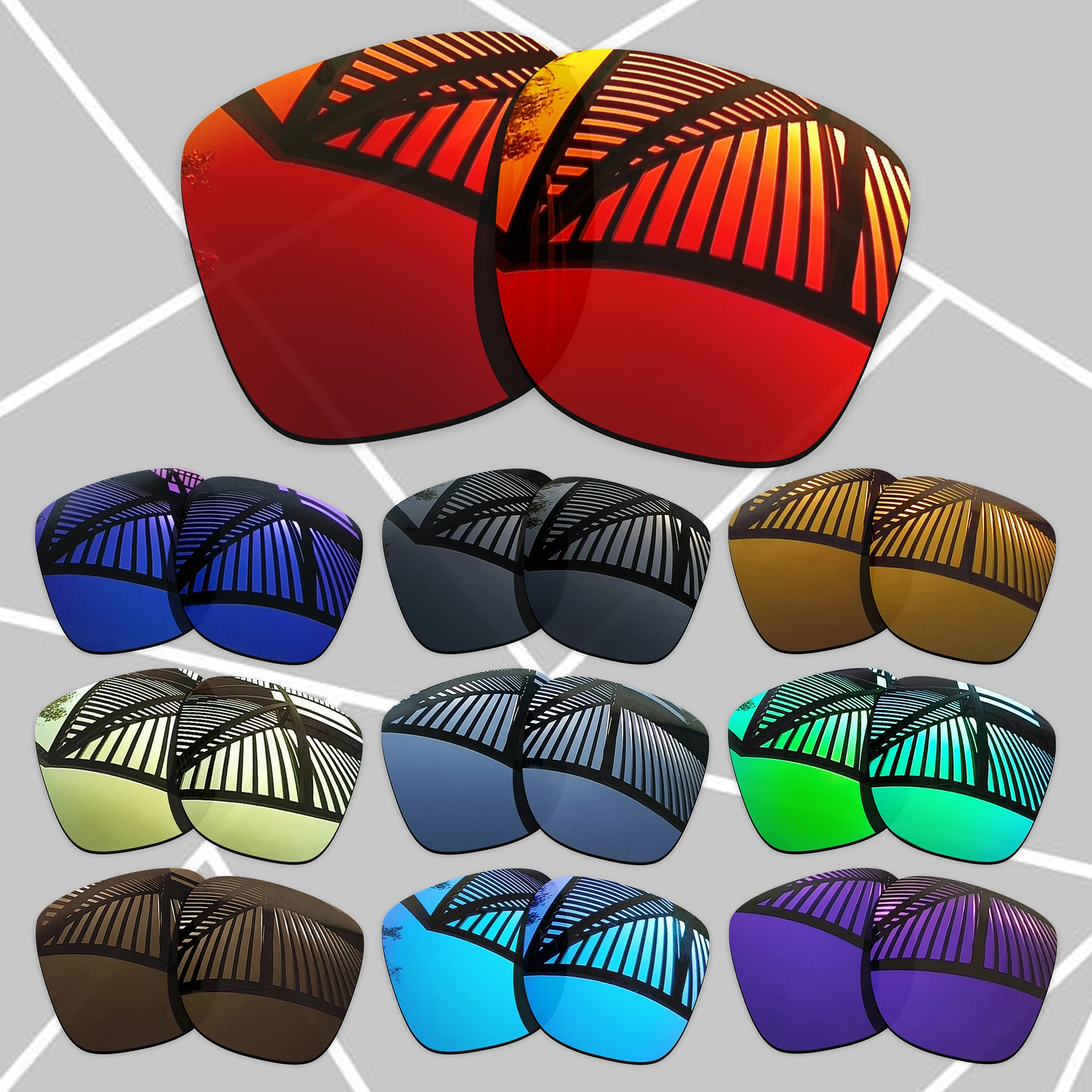 

E.O.S Polarized Enhanced Replacement Lenses Compatible With MIU MIU VMU 51X KUI1O1-54 Sunglasses - Multiple Choice