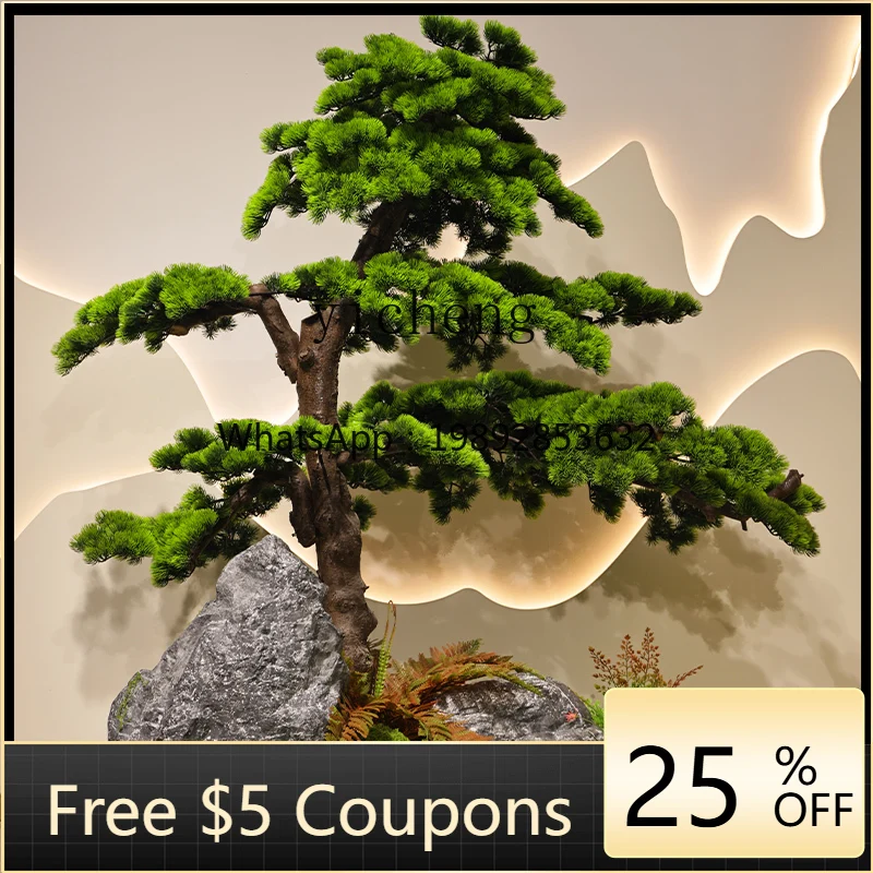 AA landscaping under the stairs simulation entrance large ornaments villa courtyard floor landscape