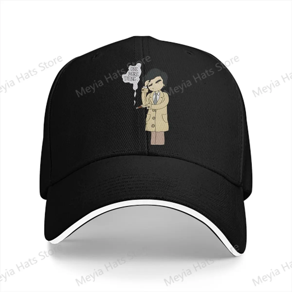 Just One More Men Baseball Caps Peaked Cap Sun Shade Windproof Hat Columbo Movie