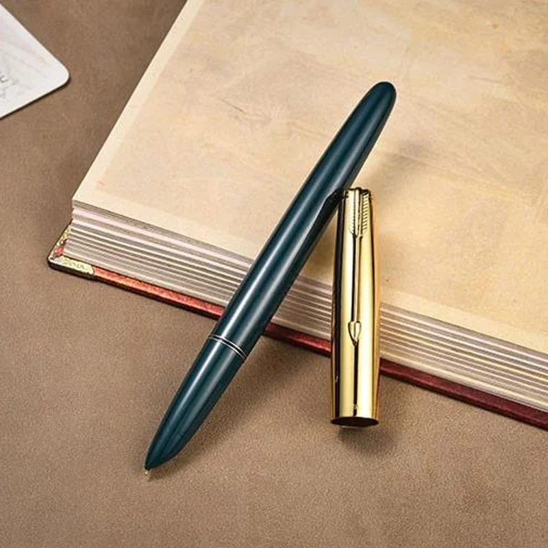 

Hero 616, винтажный классический дизайн, 0,5 мм, иридиевое тонкое перо с золотой отделкой, авторучка, офисный школьный инструмент для письма, набор ручек, аксессуары