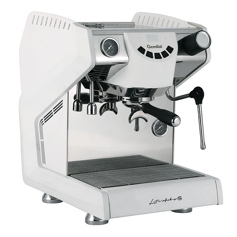 

Gemilai CRM3149 Guangdong New Latte Cappuccino Semi Automatic Boiler Commercial Espresso Coffee Makers for Kitchen