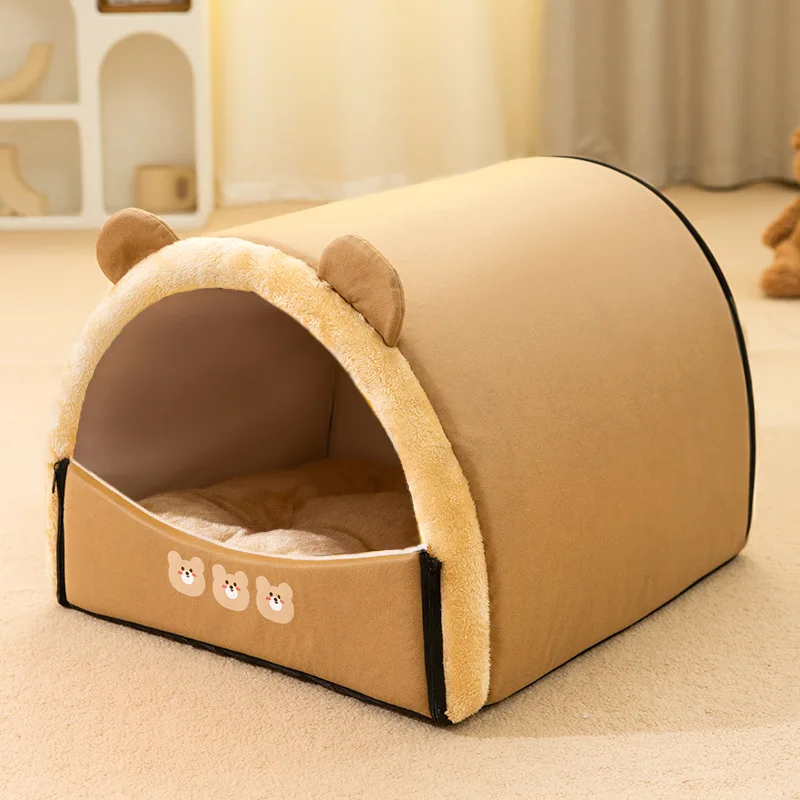 Soft Sofa Cat Beds Warm Pet Mat for Puppy Cool Cushion Dog Sleeping Nest Pet Bed Removable Cozy Cat House Baskets Kennel