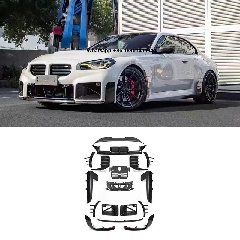 Kit M2 G87 2023 Front Lip Rear Diffuser Spoiler Bumper VentsDurable Premium Car Accessories High Quality MP Dry Carbon Body