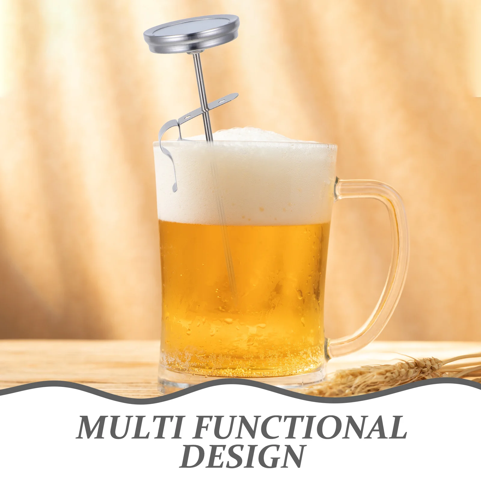 Stainless Steel Detachable Thermometer Probe for Milk Water Tea Instant Read and Easy to Clean Milk Thermometer