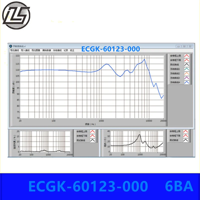 Imagem -04 - Composite Horn Headconjunto e Alto-falantes Receptor Toda a Frequência Movendo a Unidade de Ferro Peças Ls-ecgk60123 6ba