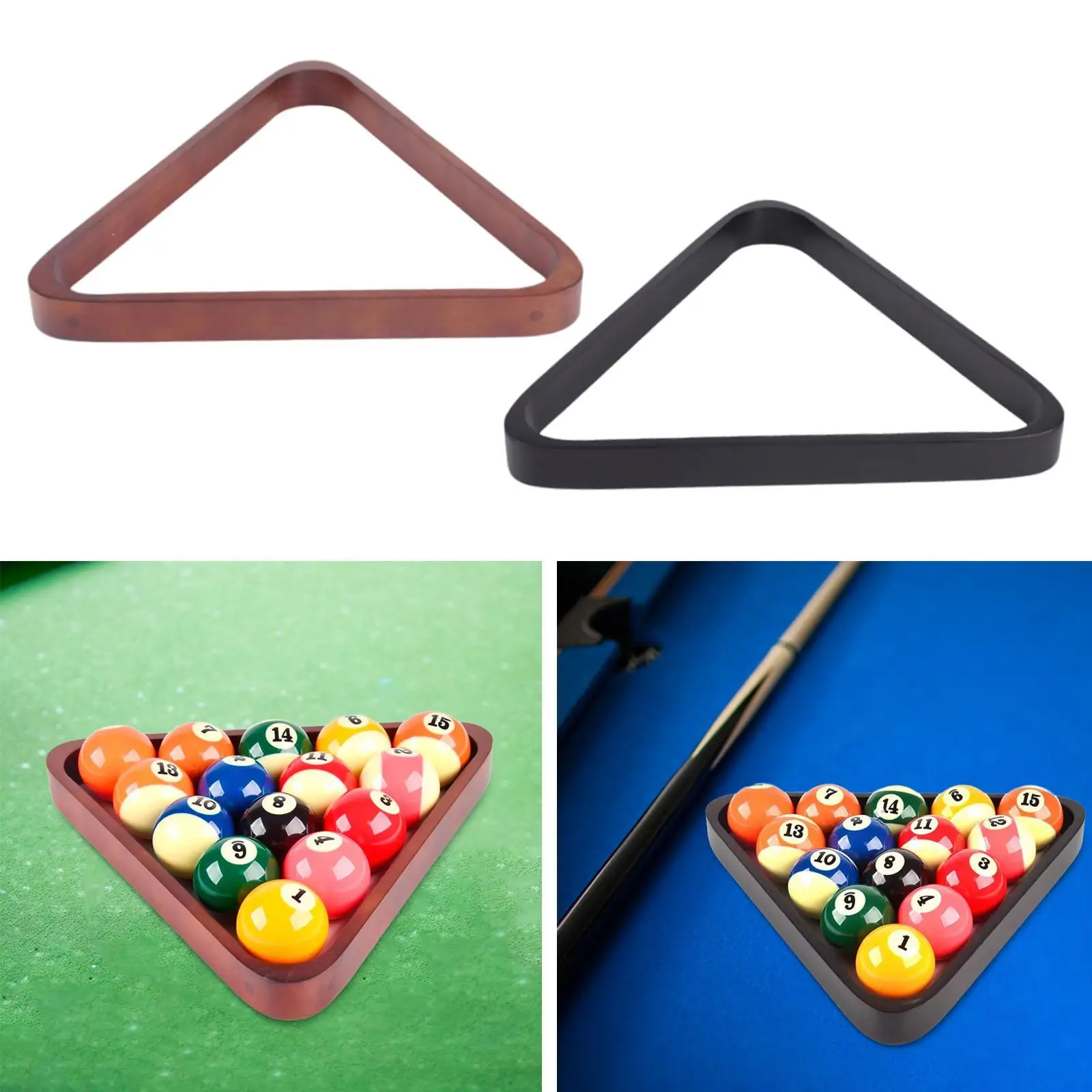 Billiard Ball Rack Positioning Frame Triangle Rack Exercise Biller Raum Inner Home -Collector Sportpool Table Accessories