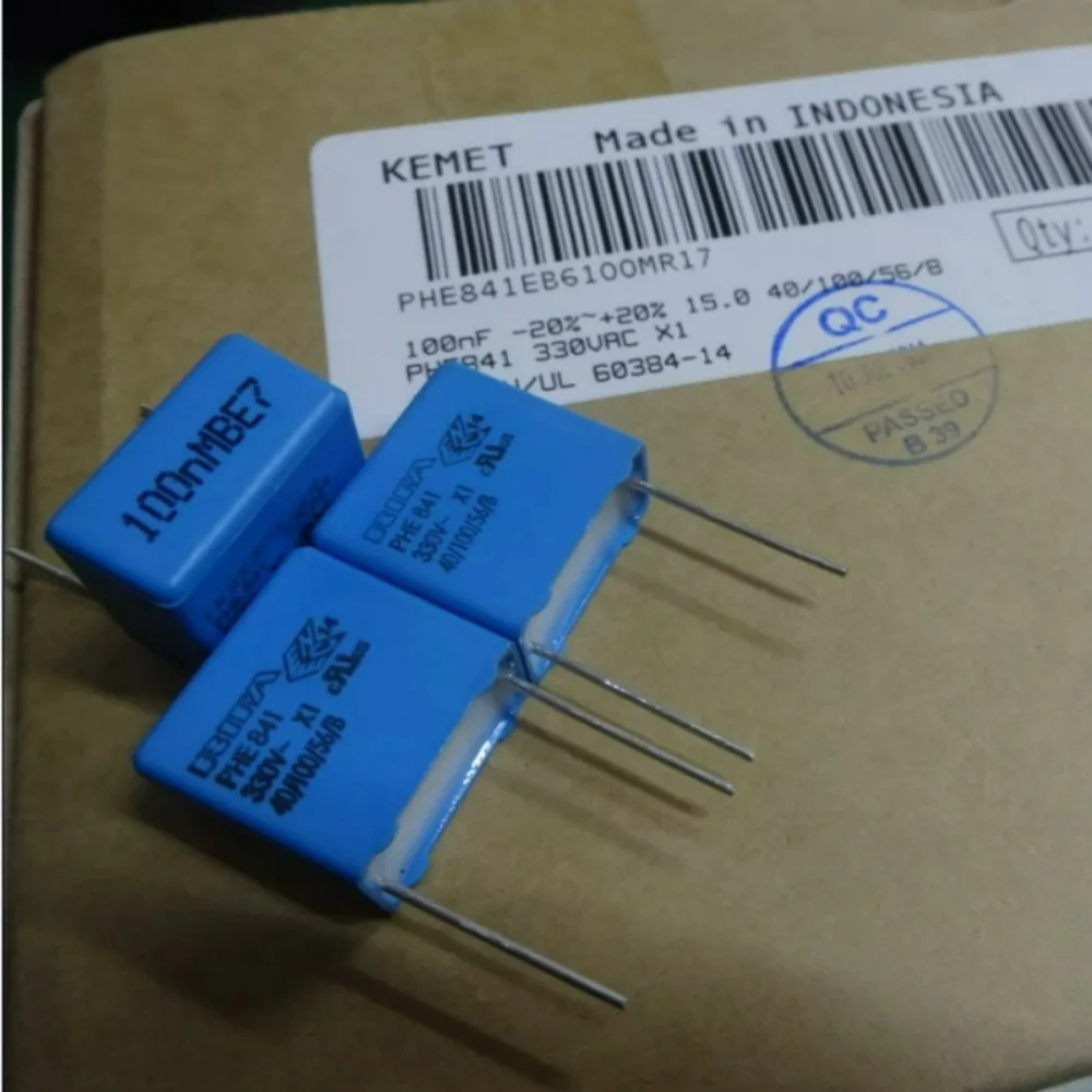 

10pcs/lot RIFA PHE841 0.1uf 330vAC 100nf u1 104 M brand new 15mm film capacitor PHE841EB6100MR