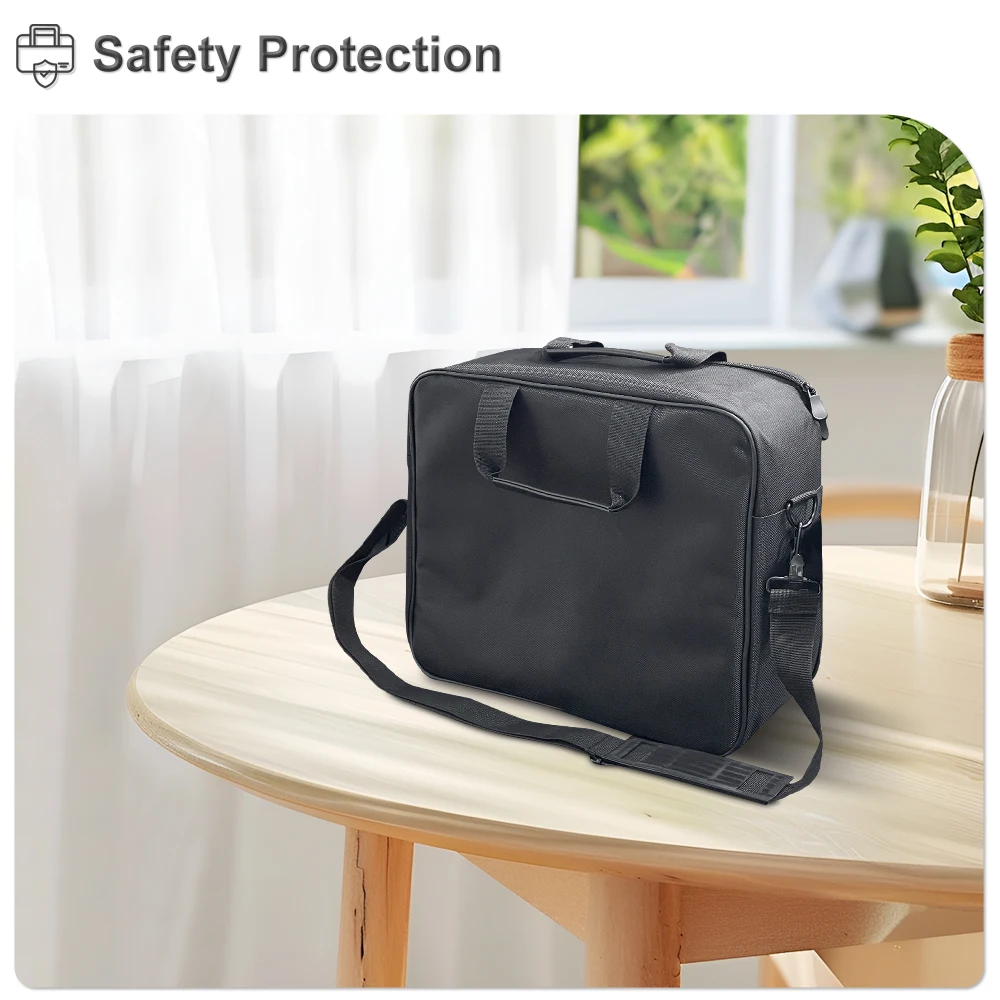 Tas Proyektor Everycom Tas Proyektor Pembawa Perjalanan Tas Tangan Bahu Pelindung Tas Selempang Penyimpanan Katun untuk D9W Ultra HQ10W