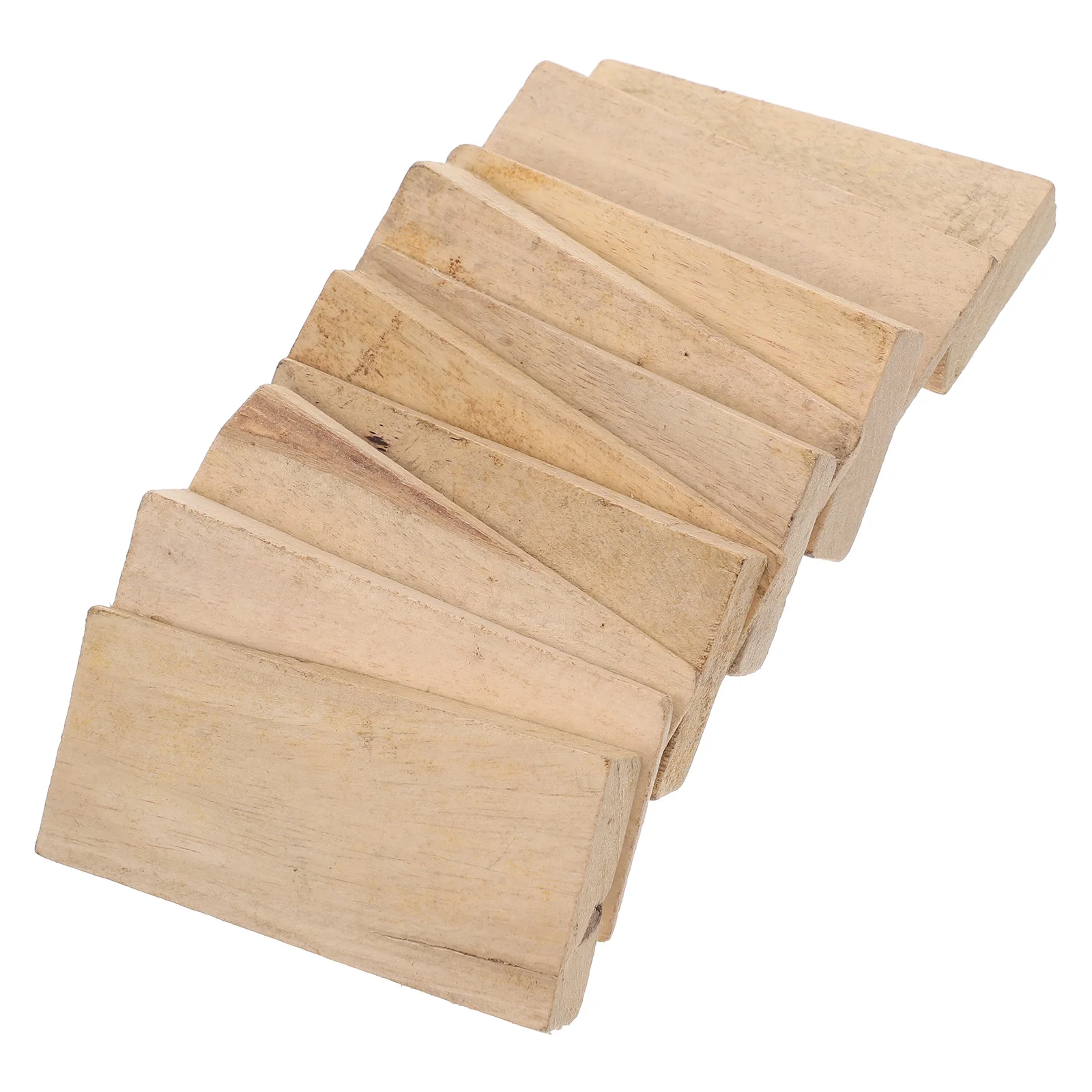 

10pcs Round Wood Tool Safety Safety Handle Wedge Wedge Maintenance Wood Repair Tool Accessories