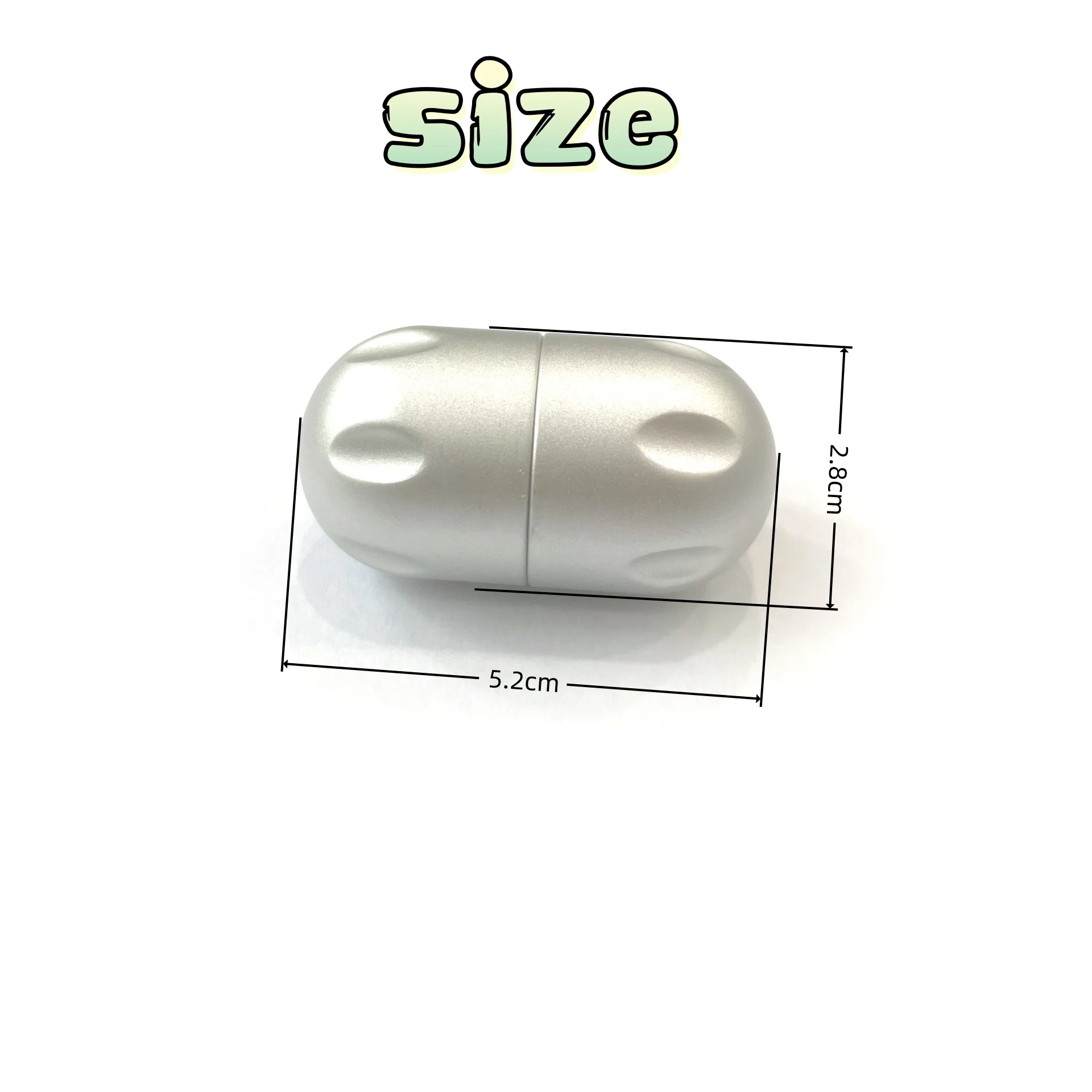 Metalowe zabawki do rąk Kapsułki Spinner EDC Zabawki dla dorosłych i dzieci Zabawki dla osób z autyzmem ADHD Spinner do rąk Redukcja stresu i lęku Prezent urodzinowy