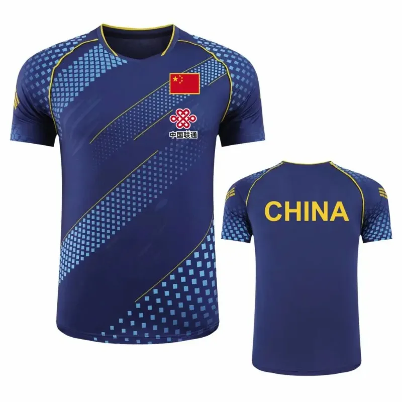 CHINA Team Table Tennis Jerseys for men Male Female Kid Ping Pong Jersey Boy Table tennis Shirt Tennis Kit SOCCER Clothes