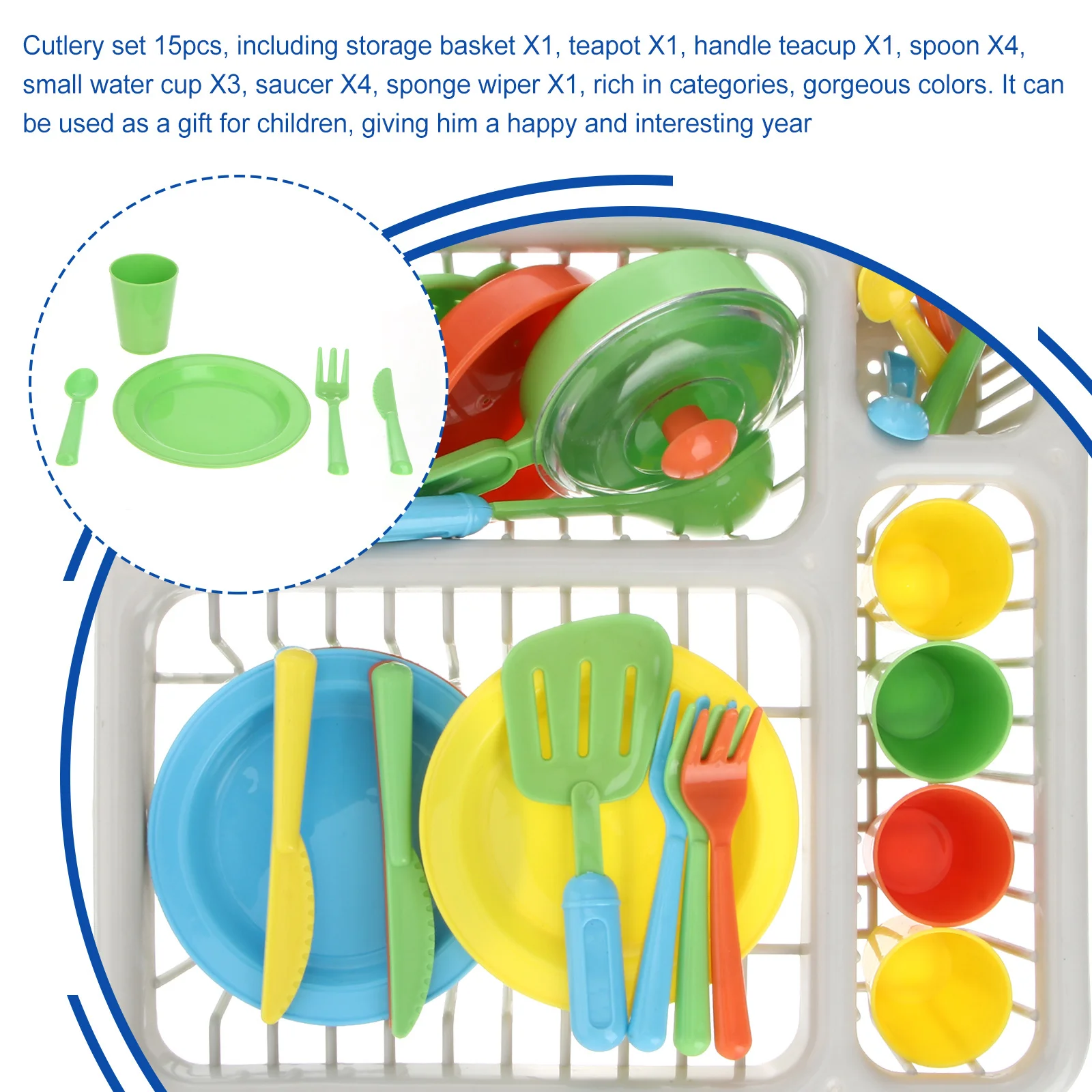 1Set Kleine Keuken Speelset Kinderen Vroeg Onderwijs Speelgoed Ontwikkelen Logica Denken Uitbreiden Kennis Ouder-kind Interactief